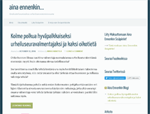 Tablet Screenshot of ainaennenkin.fi